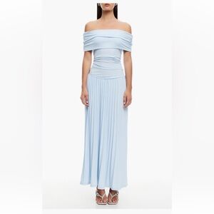 Lioness Light Blue Off-Shoulder Dress